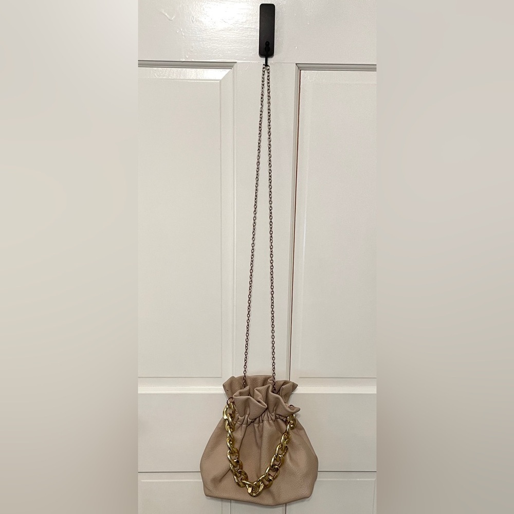 Pouch Bag w/ Chain Detail - Picture 2 of 6